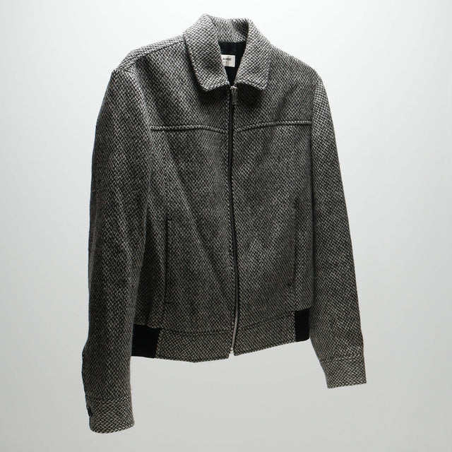 SAINT LAURENT FW14 TWEED ZIP JACKET