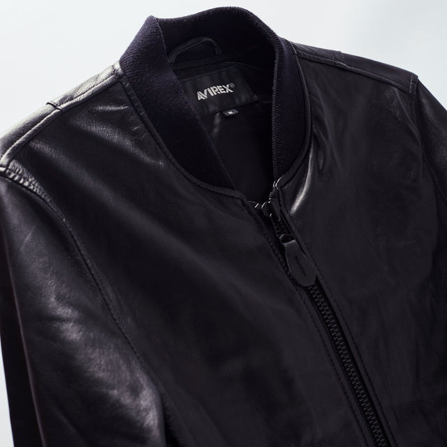 AVIREX LEATHER BOMBER JACKET