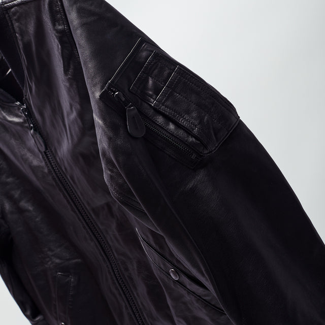 AVIREX LEATHER BOMBER JACKET