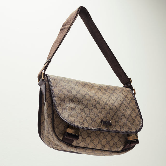 GUCCI MONOGRAM SHOULDER BAG