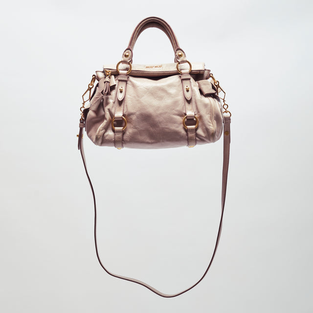 MIU MIU LEATHER HAND BAG