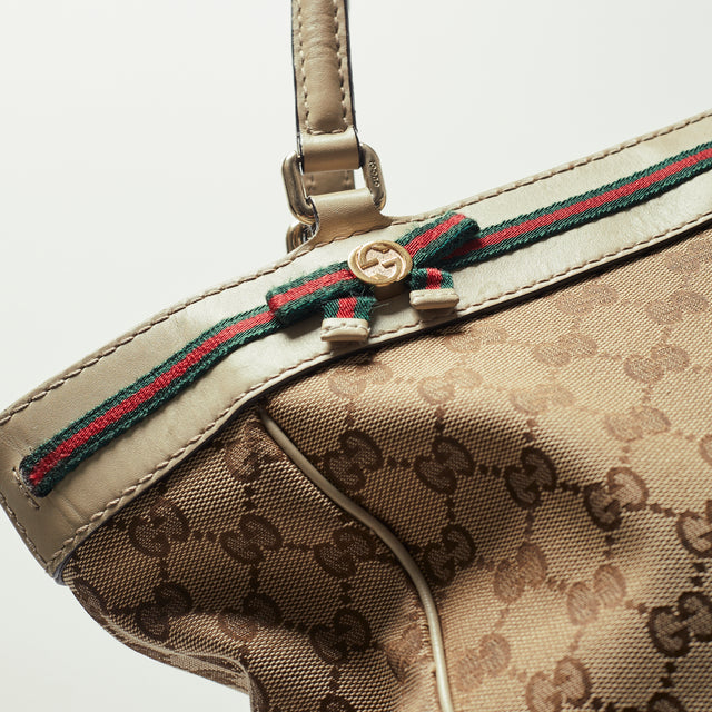 GUCCI MONOGRAM HAND BAG