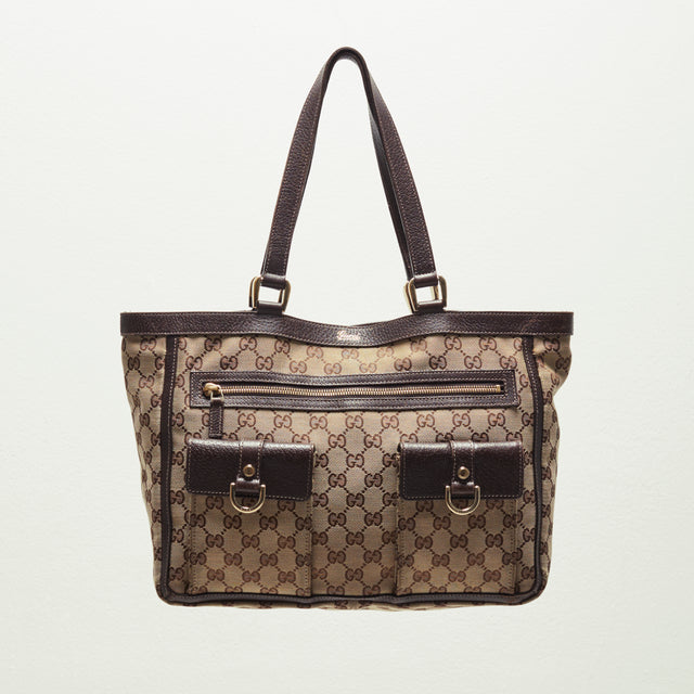 GUCCI MONOGRAM HAND BAG