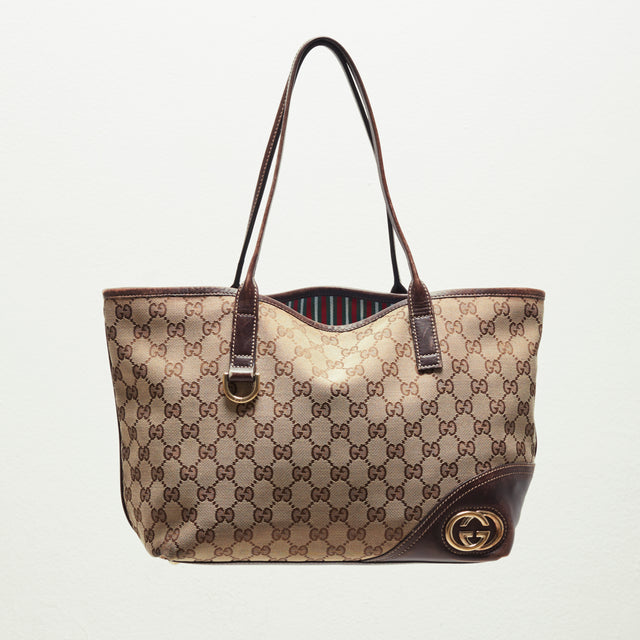 GUCCI MONOGRAM HAND BAG