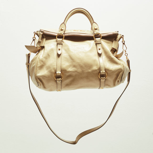 MIU MIU LEATHER HAND BAG