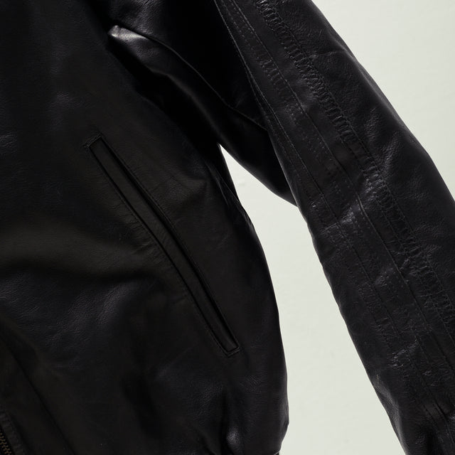 Y-3 BY YOHJI YAMAMOTO LEATHER JACKET