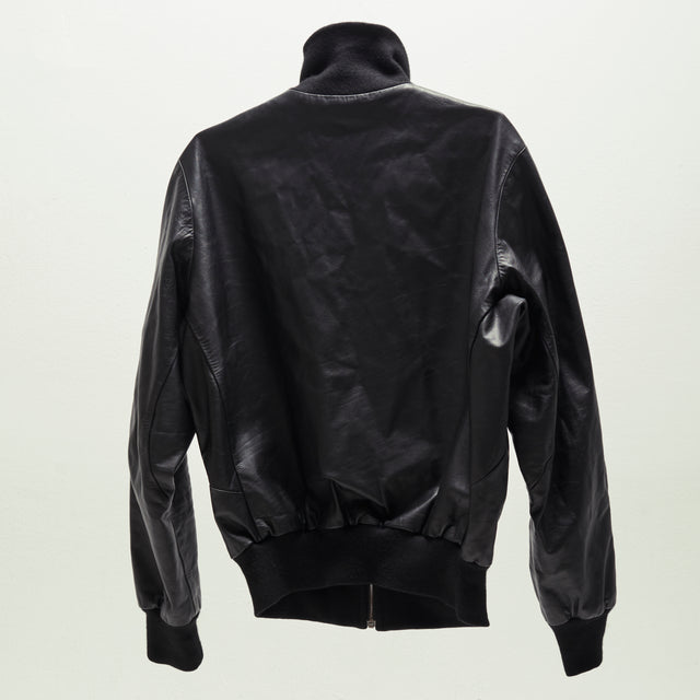 Y-3 BY YOHJI YAMAMOTO LEATHER JACKET