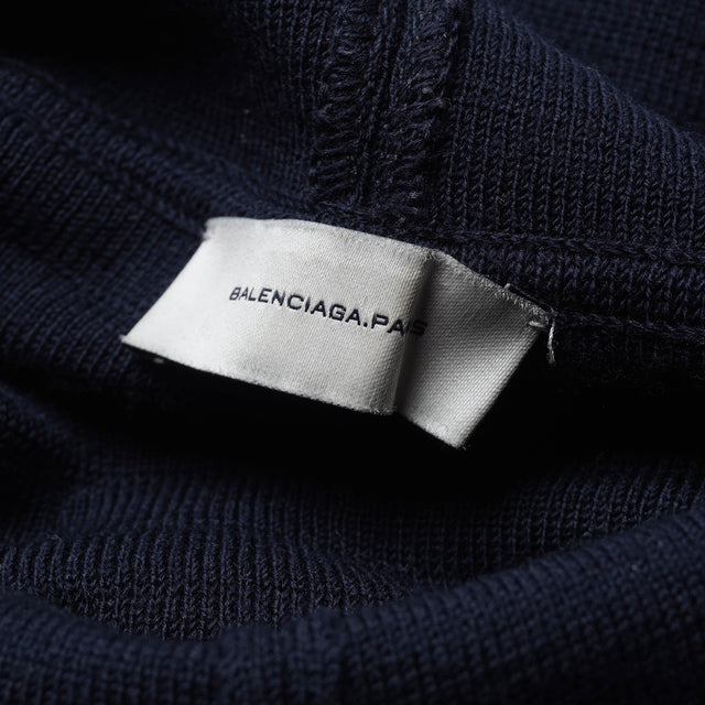 BALENCIAGA WOOL HOODIE BY NICOLAS GHESQUIERE