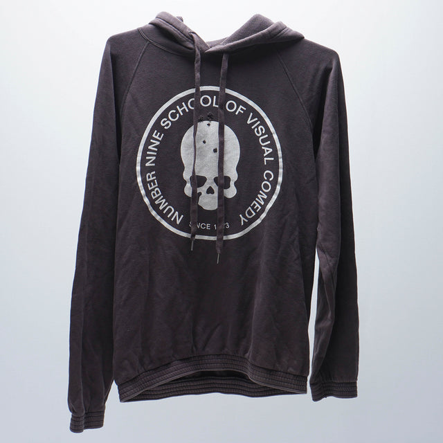 NUMBER (N)INE SHOTGUN SKULL HOODIE