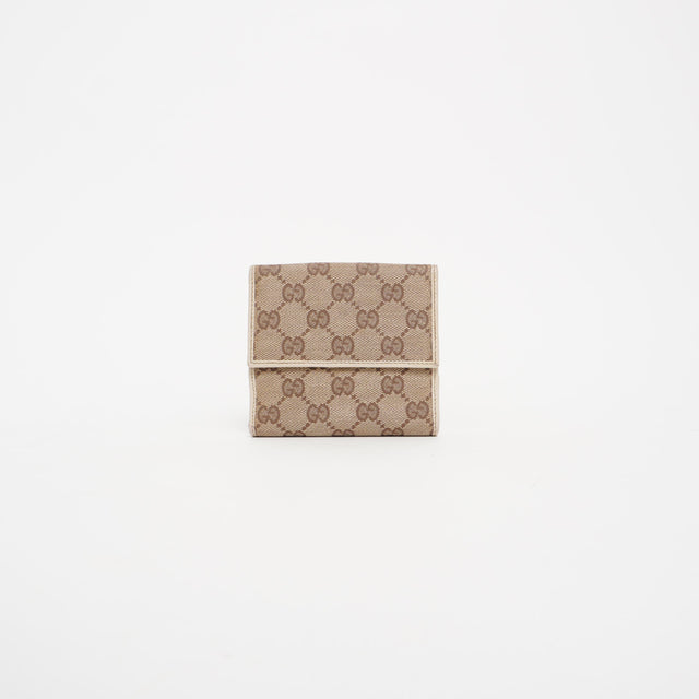 Palace x Gucci GG-P Supreme Card Case Pale Pink in GG Supreme