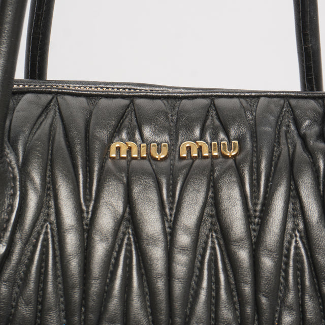 MIU MIU LEATHER HAND BAG