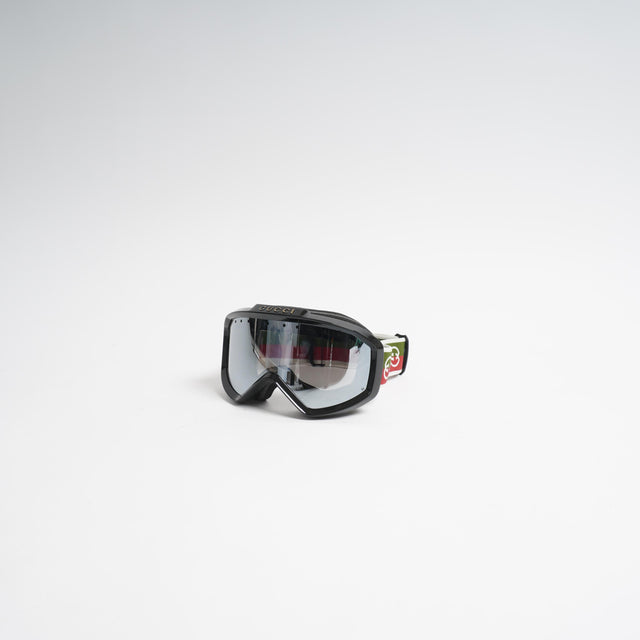 GUCCI LOGO-JACQUARD SKI GOGGLES