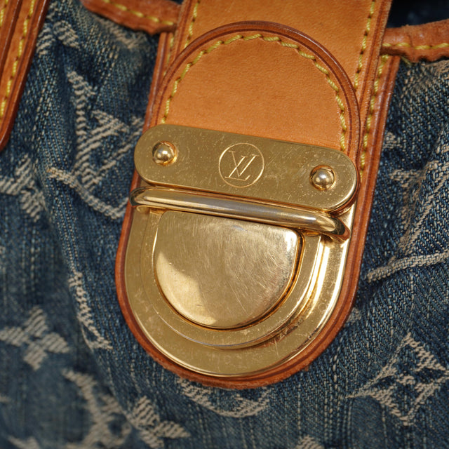Louis Vuitton Monogram Denim Pleaty Bag
