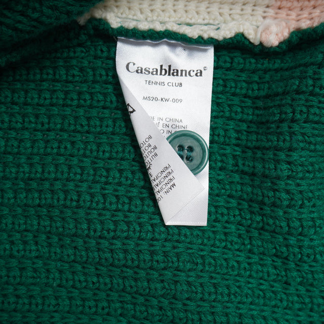 CASABLANCA KNIT STRIP SHIRT