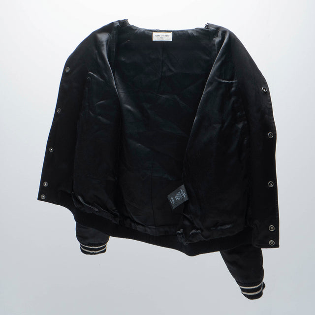 SAINT LAURENT VISCOSE BOMBER JACKET