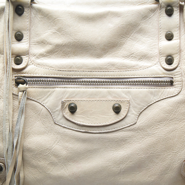 BALENCIAGA LEATHER TOTE BAG