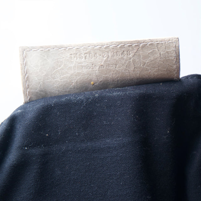 BALENCIAGA LEATHER TOTE BAG