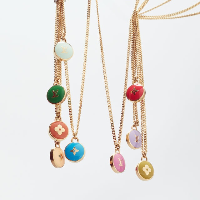 LOUIS VUITTON NECKLACE PASTEL