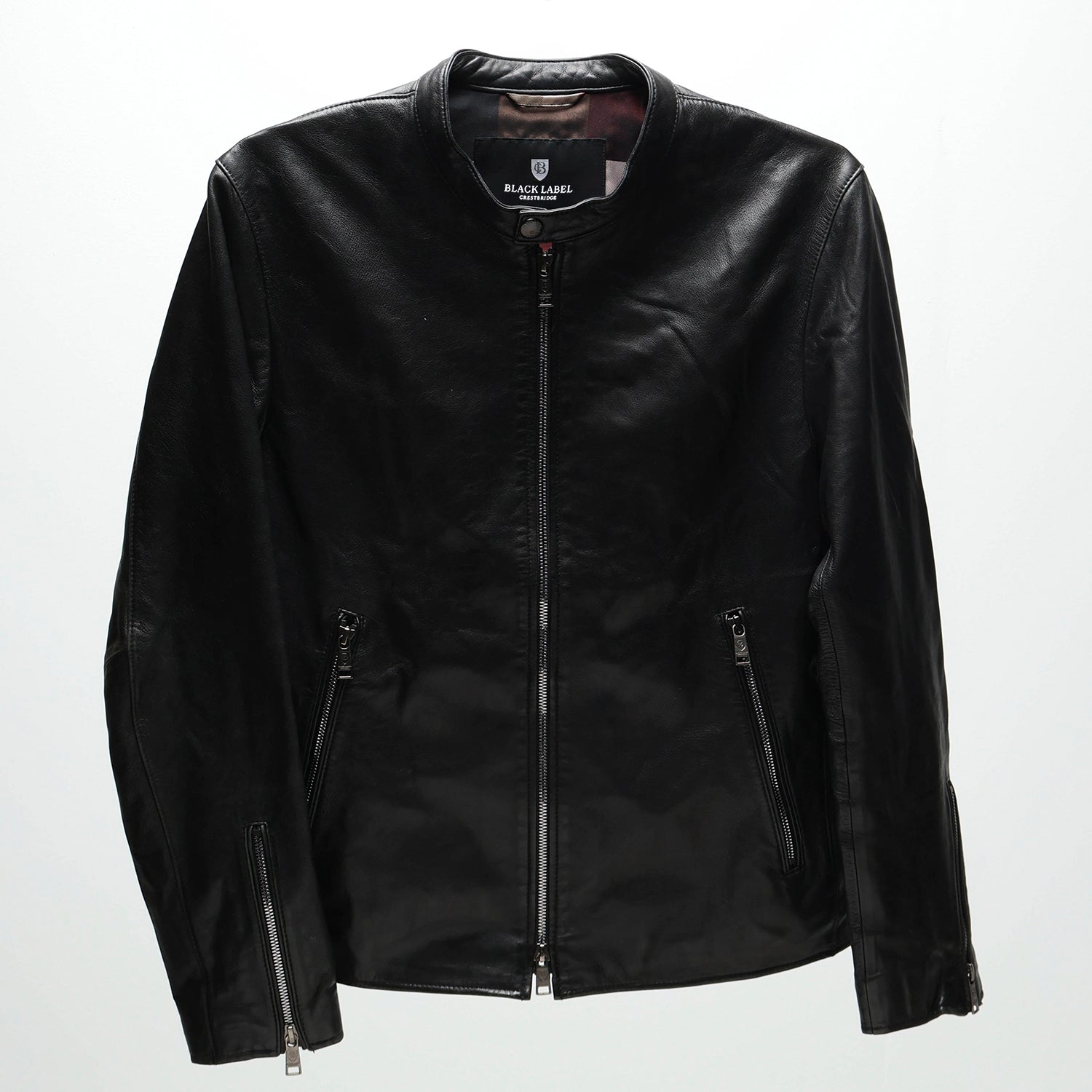 BURBERRY BLACK LABEL LEATHER JACKET – fabricsforsale
