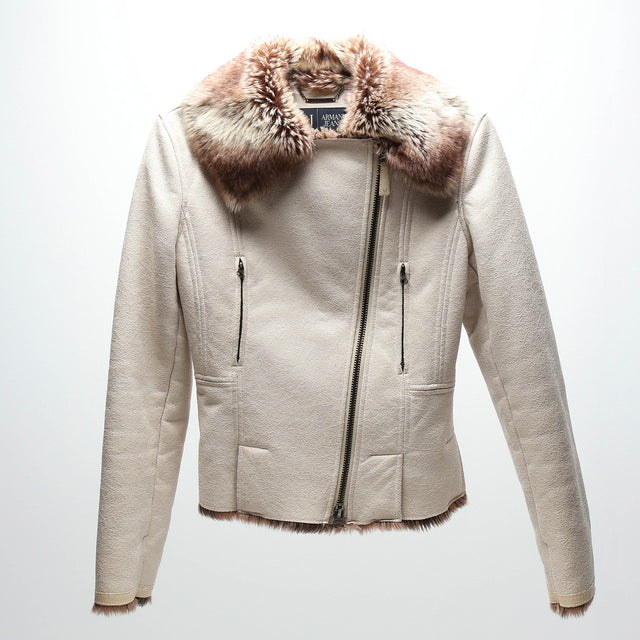 ARMANI JEANS LEATHER JACKET