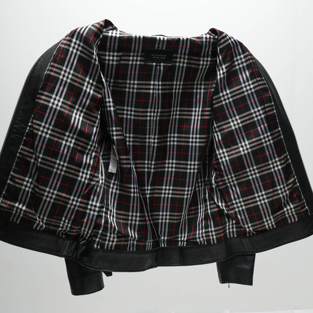 BURBERRY BLACK LABEL LEATHER JACKET