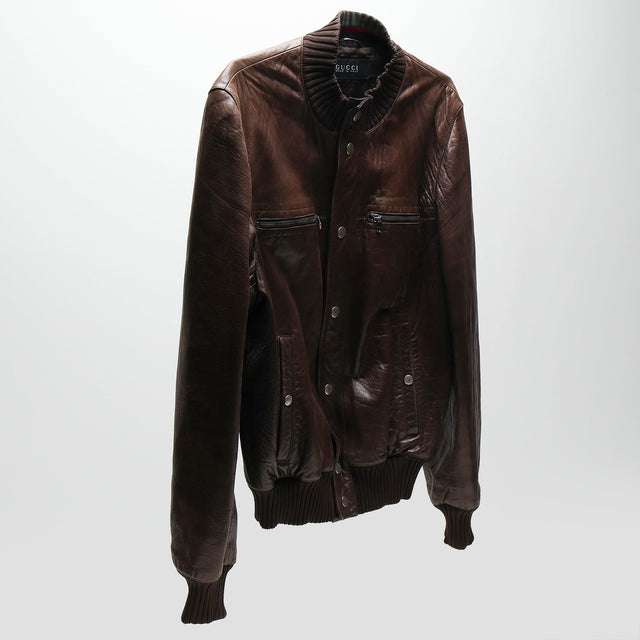 GUCCI BY TOM FORD LEATHER JACKET