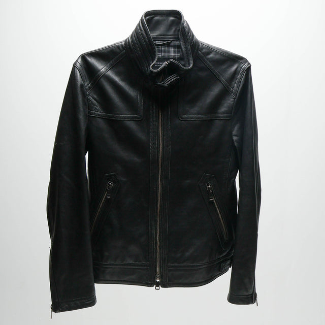 BURBERRY BLACK LABEL LEATHER JACKET