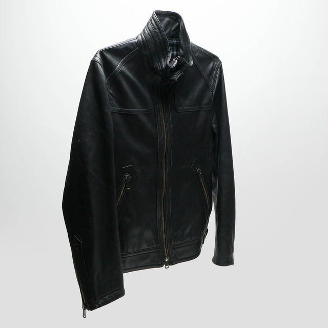 BURBERRY BLACK LABEL LEATHER JACKET