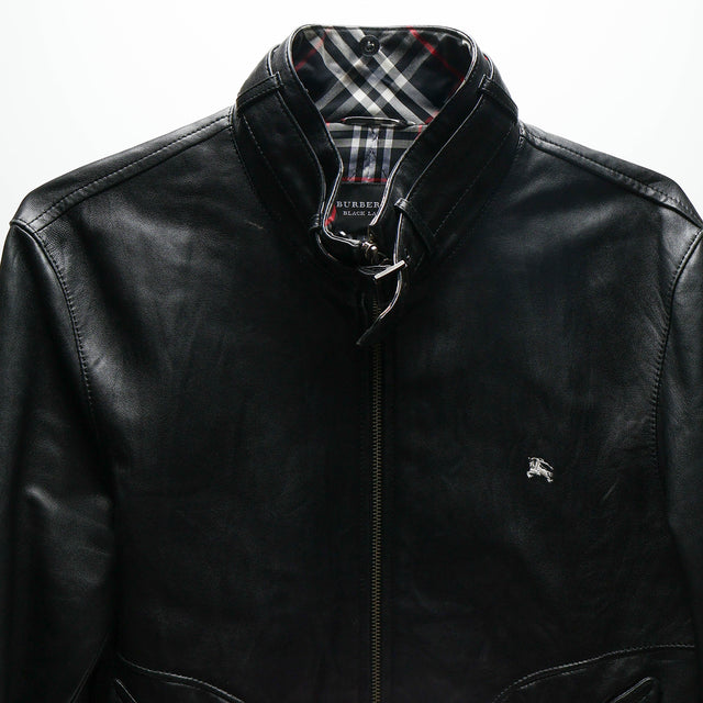 BURBERRY BLACK LABEL LEATHER JACKET