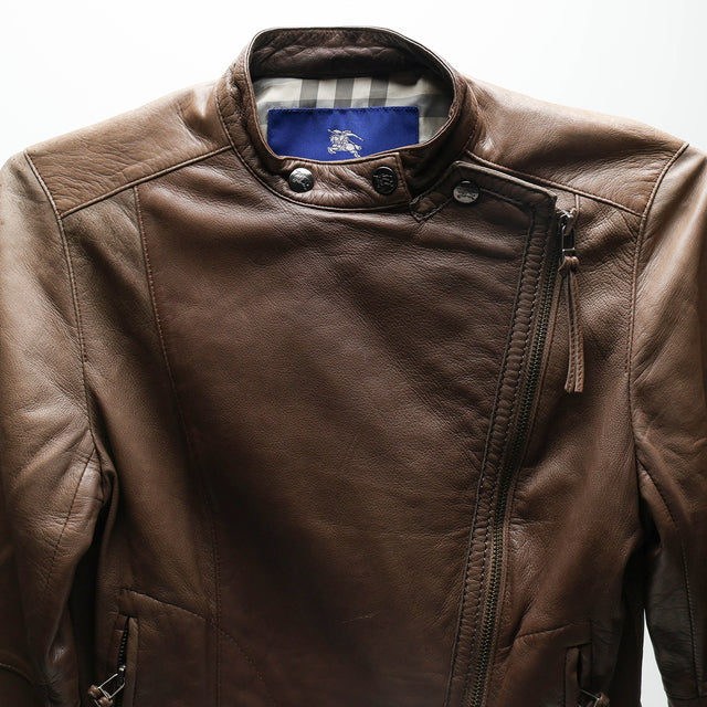 BURBERRY BLACK LABEL LEATHER JACKET