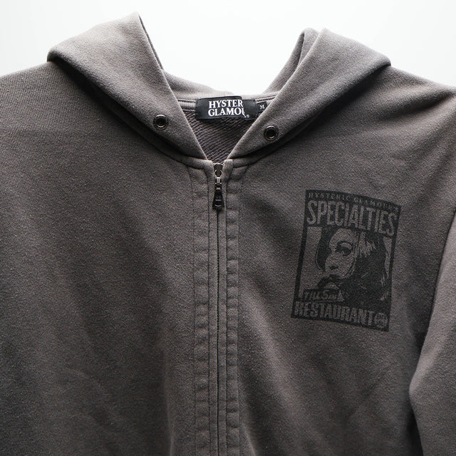 HYSTERIC GLAMOUR ZIP HOODIE