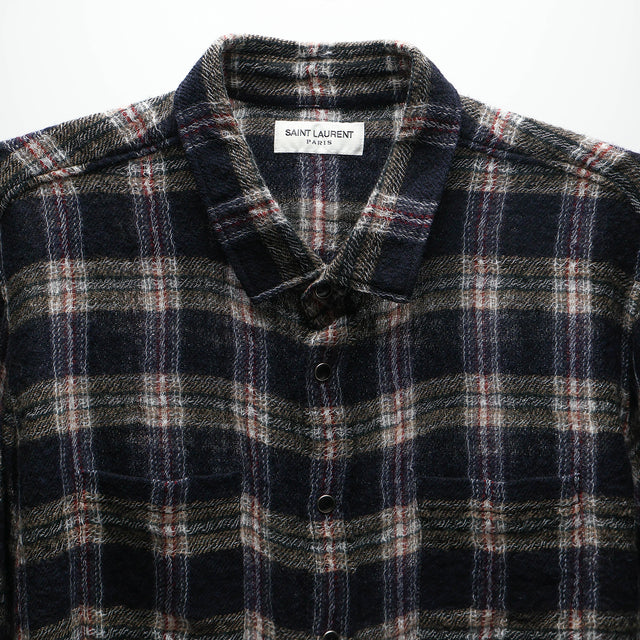SAINT LAURENT FLANNEL SHIRT