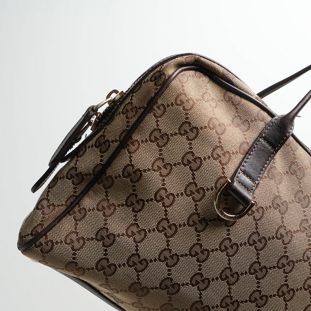 GUCCI MONOGRAM BRITT TOTE BAG