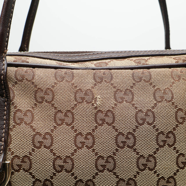 GUCCI MONOGRAM BRITT TOTE BAG