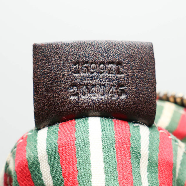 GUCCI MONOGRAM BRITT TOTE BAG