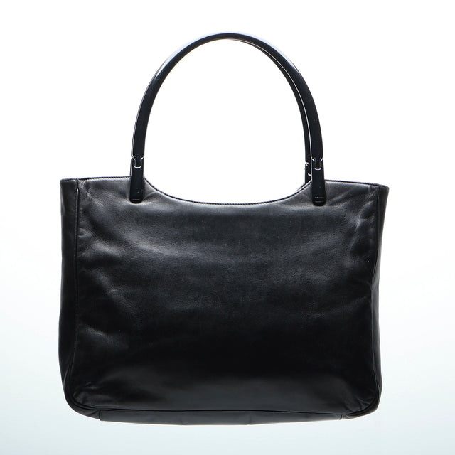 PRADA LEATHER HAND BAG