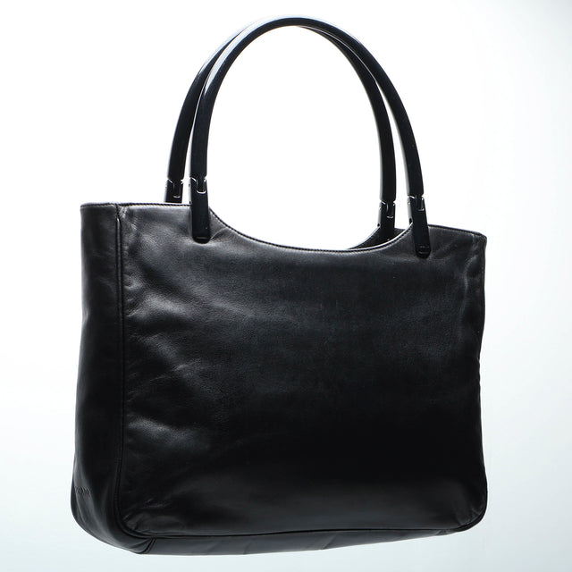 PRADA LEATHER HAND BAG