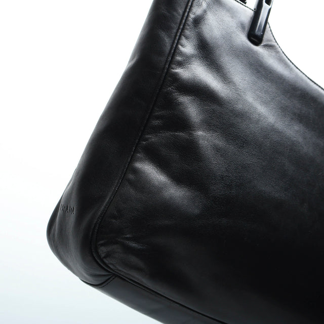 PRADA LEATHER HAND BAG