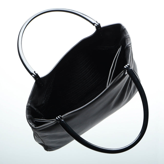 PRADA LEATHER HAND BAG