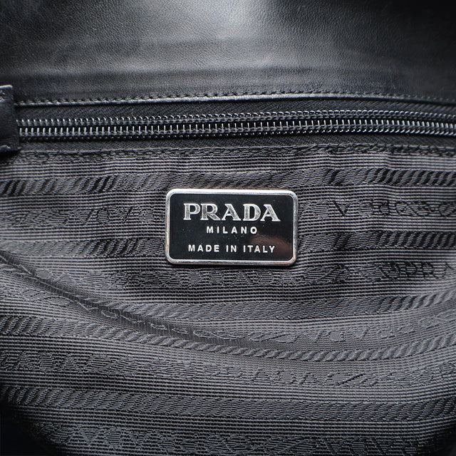 PRADA LEATHER HAND BAG