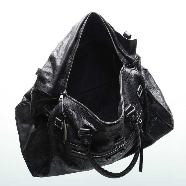 BALENCIAGA LEATHER DUFFLE BAG