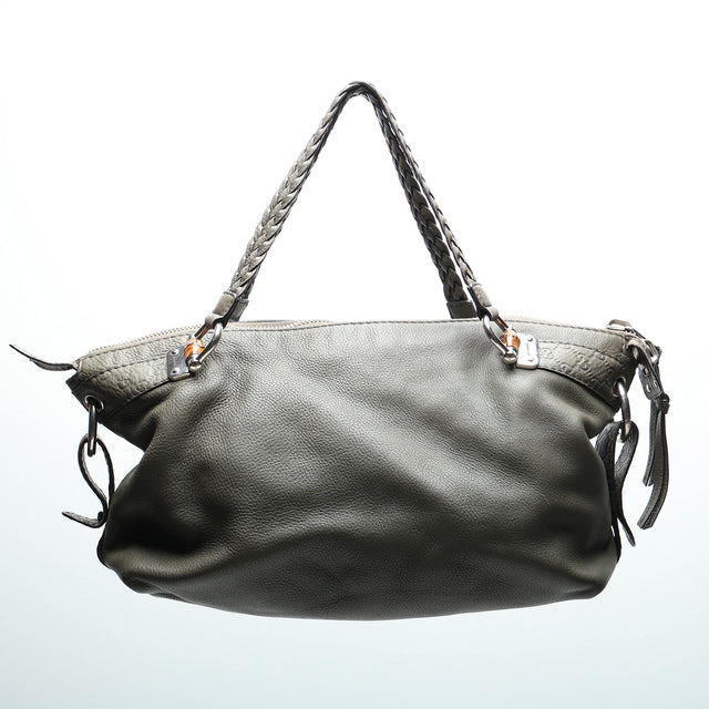 GUCCI BAR BAMBOO HAND BAG
