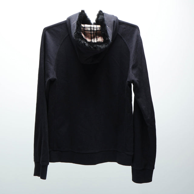 BURBERRY BLACK LABEL FUR ZIP HOODIE