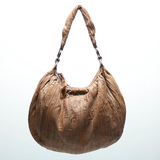 MIU MIU LEATHER HAND BAG