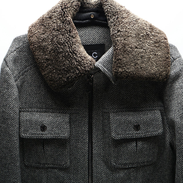 DOLCE & GABBANA SHEARLING JACKET