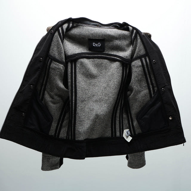 DOLCE & GABBANA SHEARLING JACKET