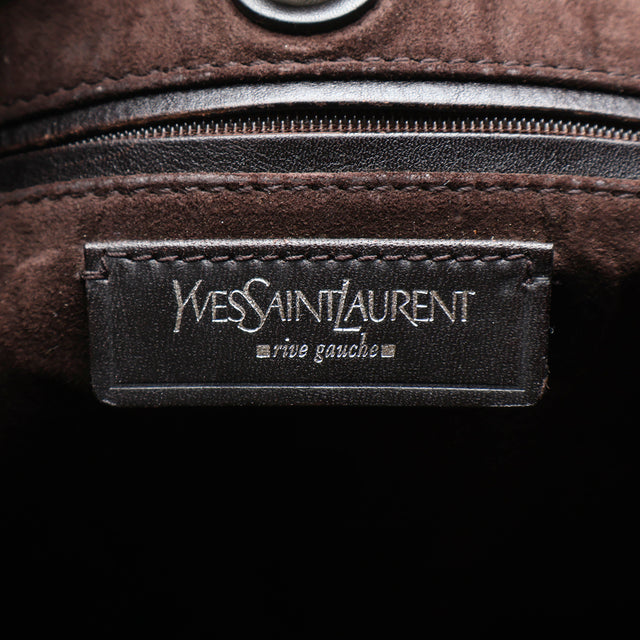SAINT LAURENT LEATHER HAND BAG