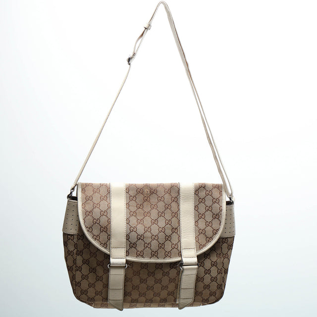 GUCCI MONOGRAM SHOULDER BAG