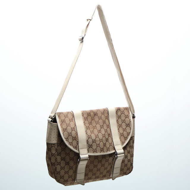 GUCCI MONOGRAM SHOULDER BAG