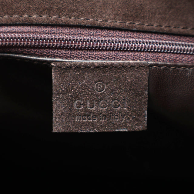 GUCCI SUEDE HAND BAG